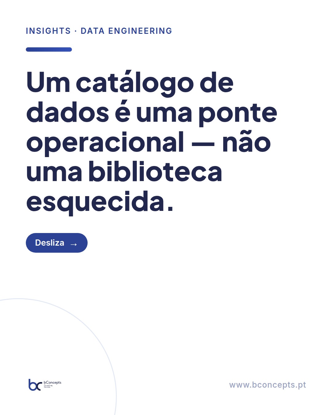 Catalogação de dados pragmática: do caos ao catálogo utilizável — slide 1