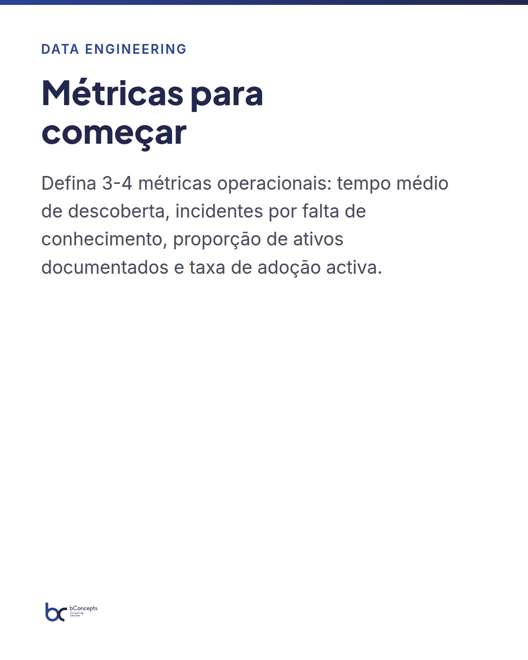 Catalogação de dados pragmática: do caos ao catálogo utilizável — slide 3