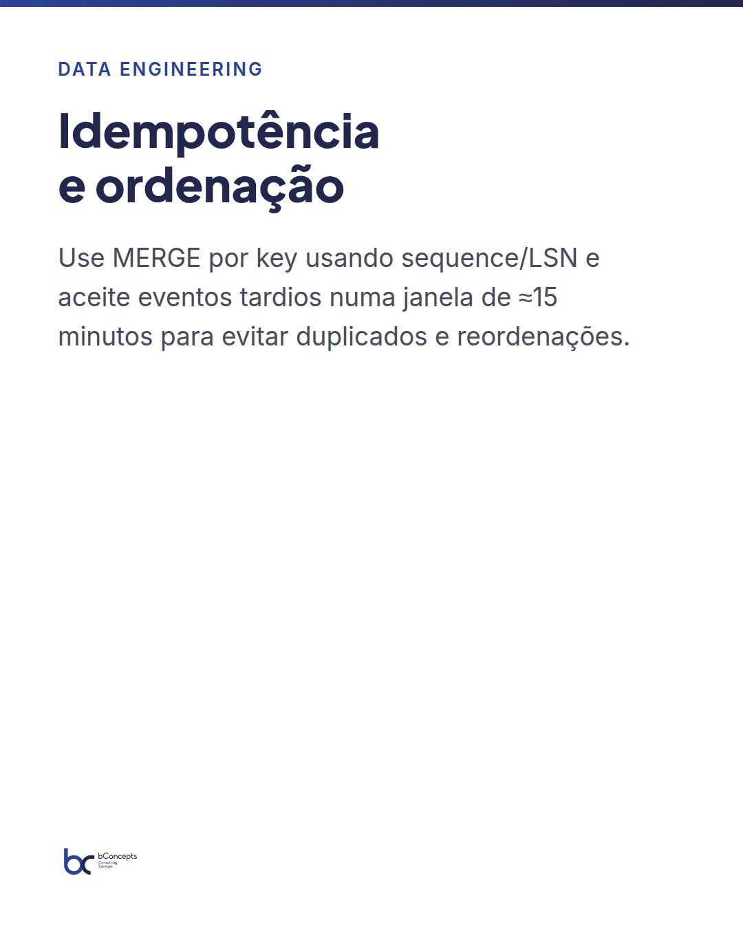 CDC em Microsoft Fabric — pipelines robustos e práticos — slide 5