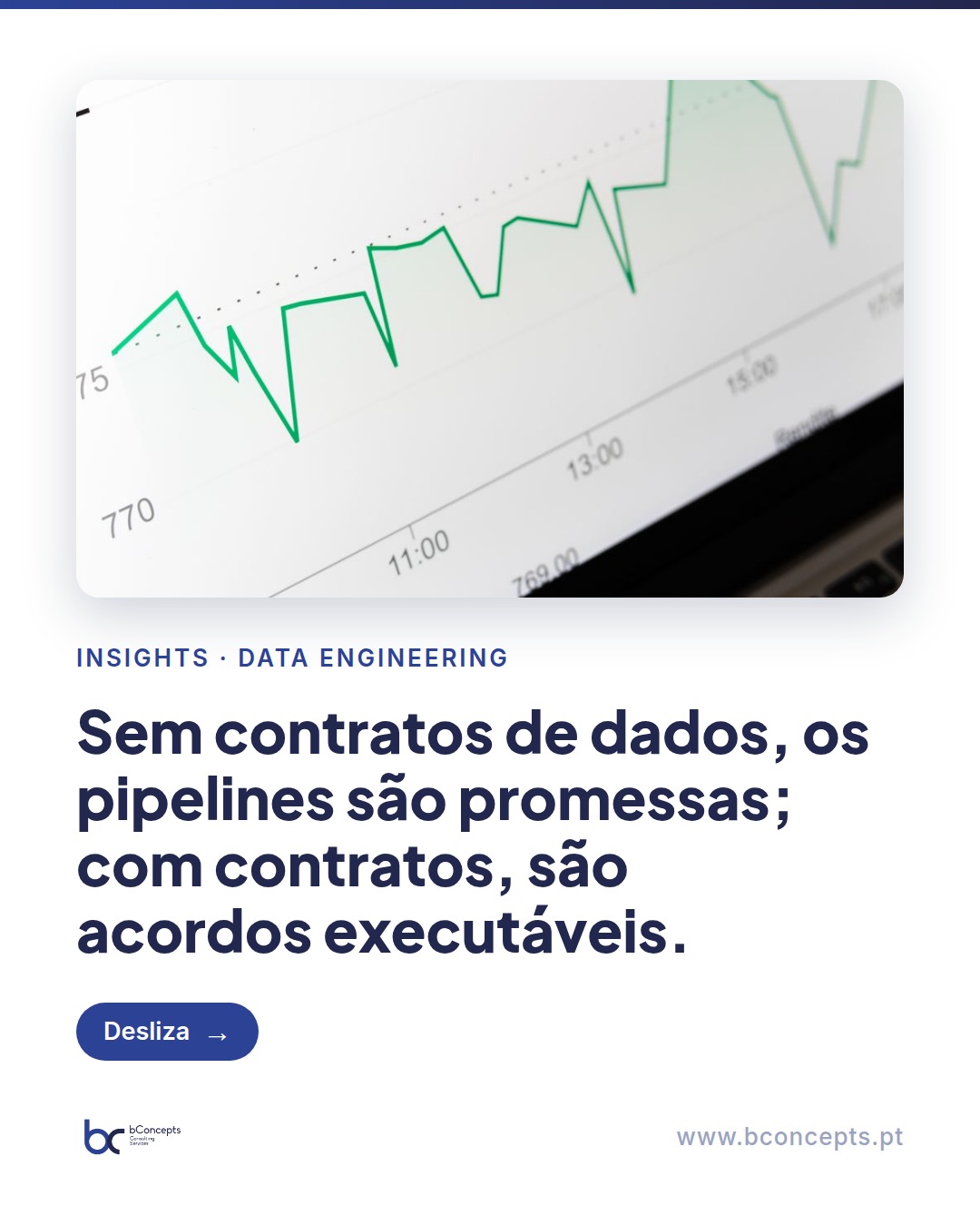 Data contracts no Microsoft Fabric: garantir qualidade em ETL — slide 1