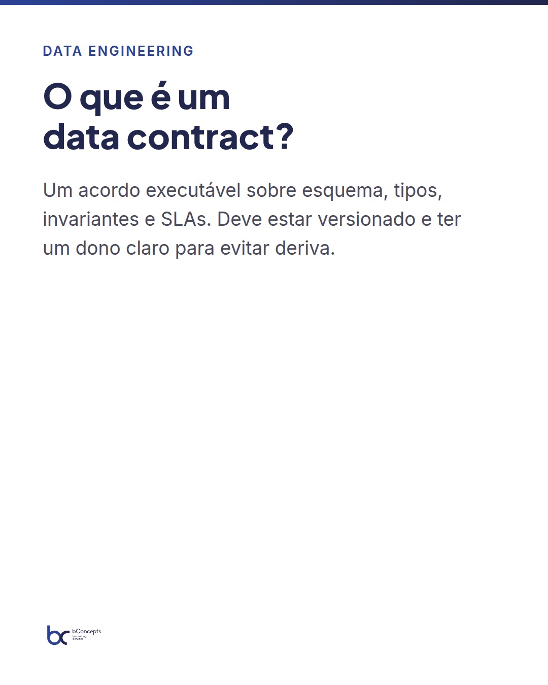 Data contracts no Microsoft Fabric: garantir qualidade em ETL — slide 3
