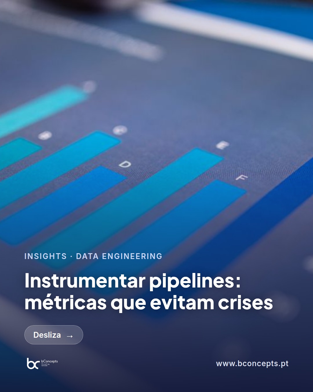 Data Engineering: métricas essenciais para pipelines — slide 1