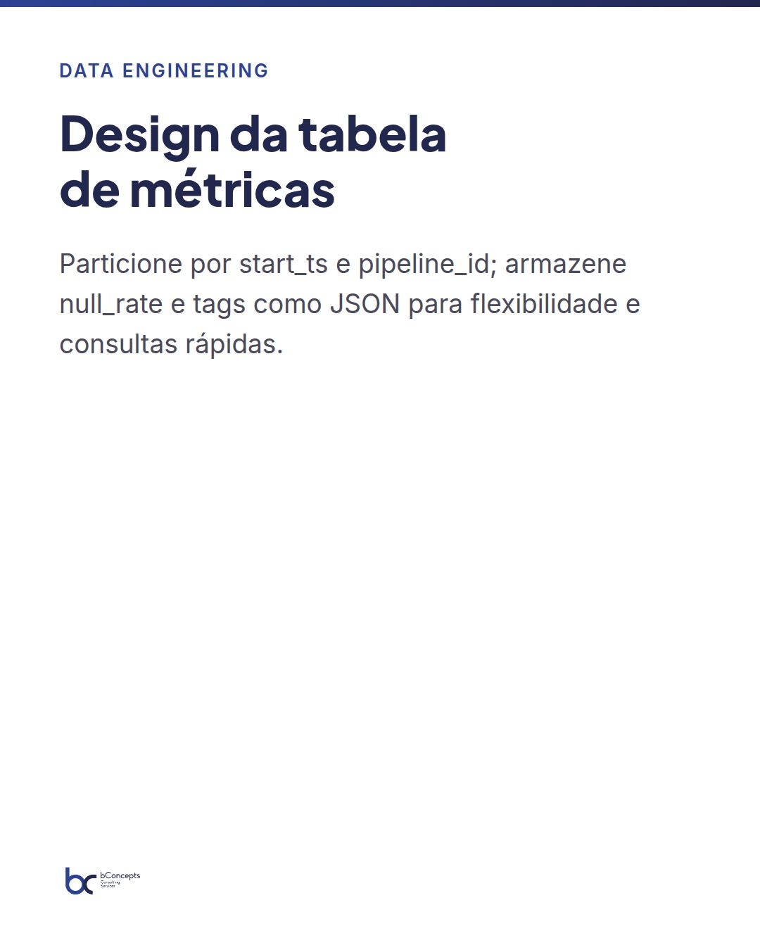 Data Engineering: métricas essenciais para pipelines — slide 6
