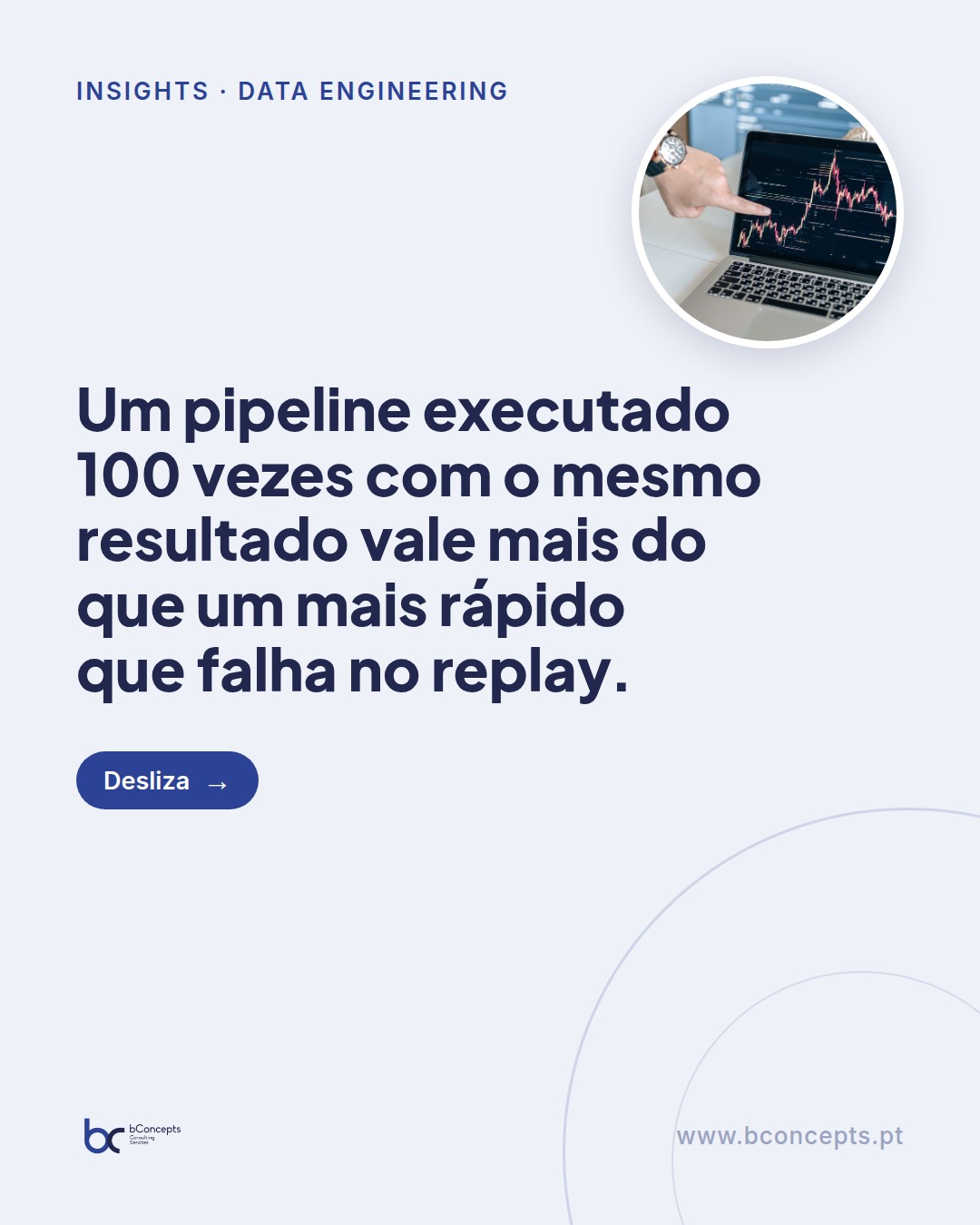 Data Engineering: Pipelines idempotentes no Microsoft Fabric — slide 1
