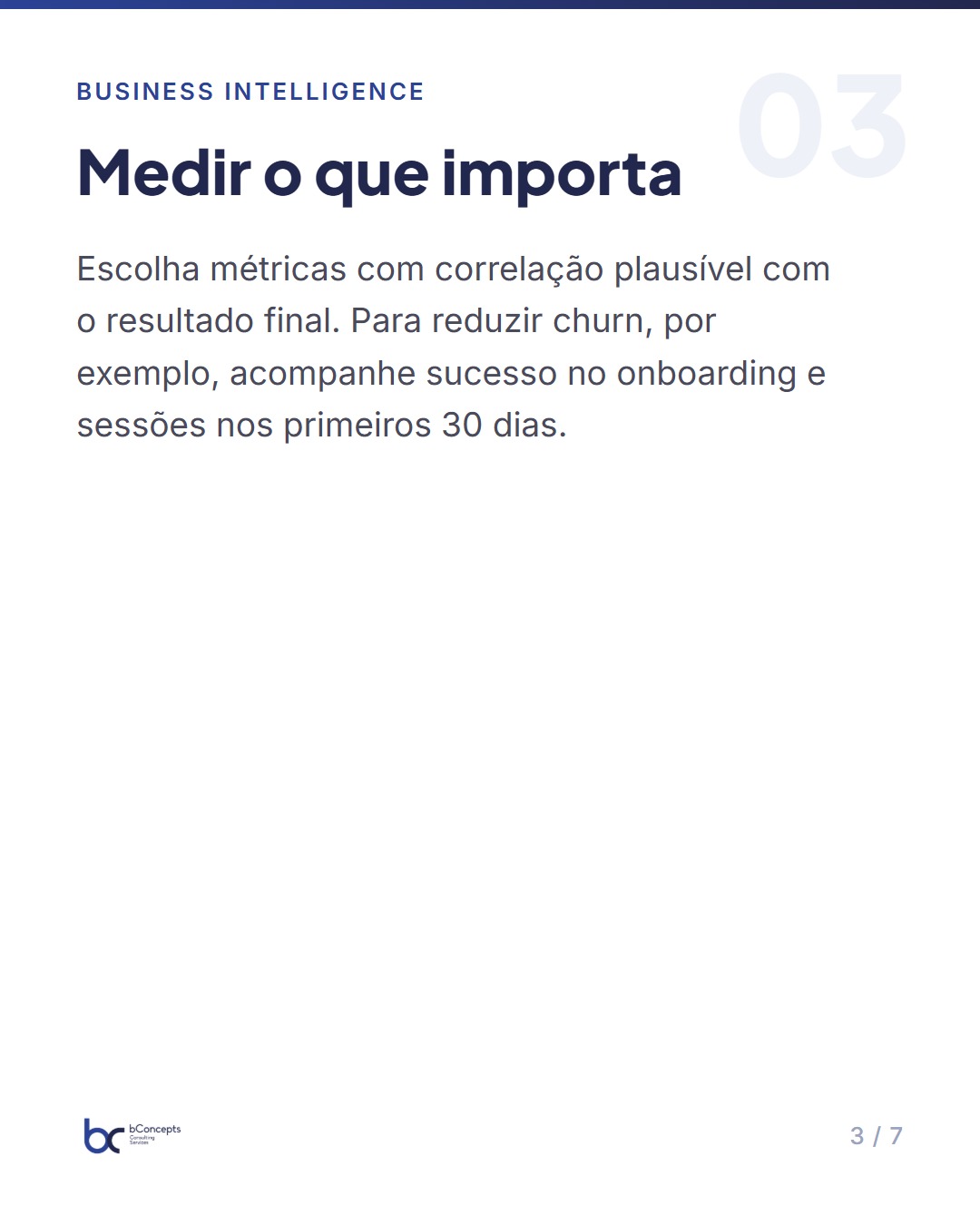 Design de KPIs eficazes para decisões de negócio estratégicas — slide 4