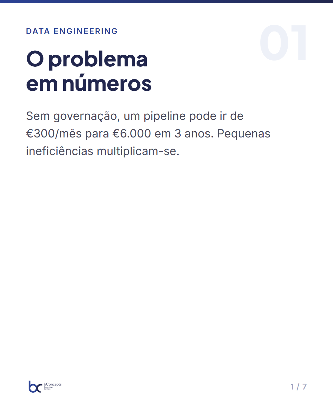 Gestão de custos em pipelines de dados na cloud (guia) — slide 2