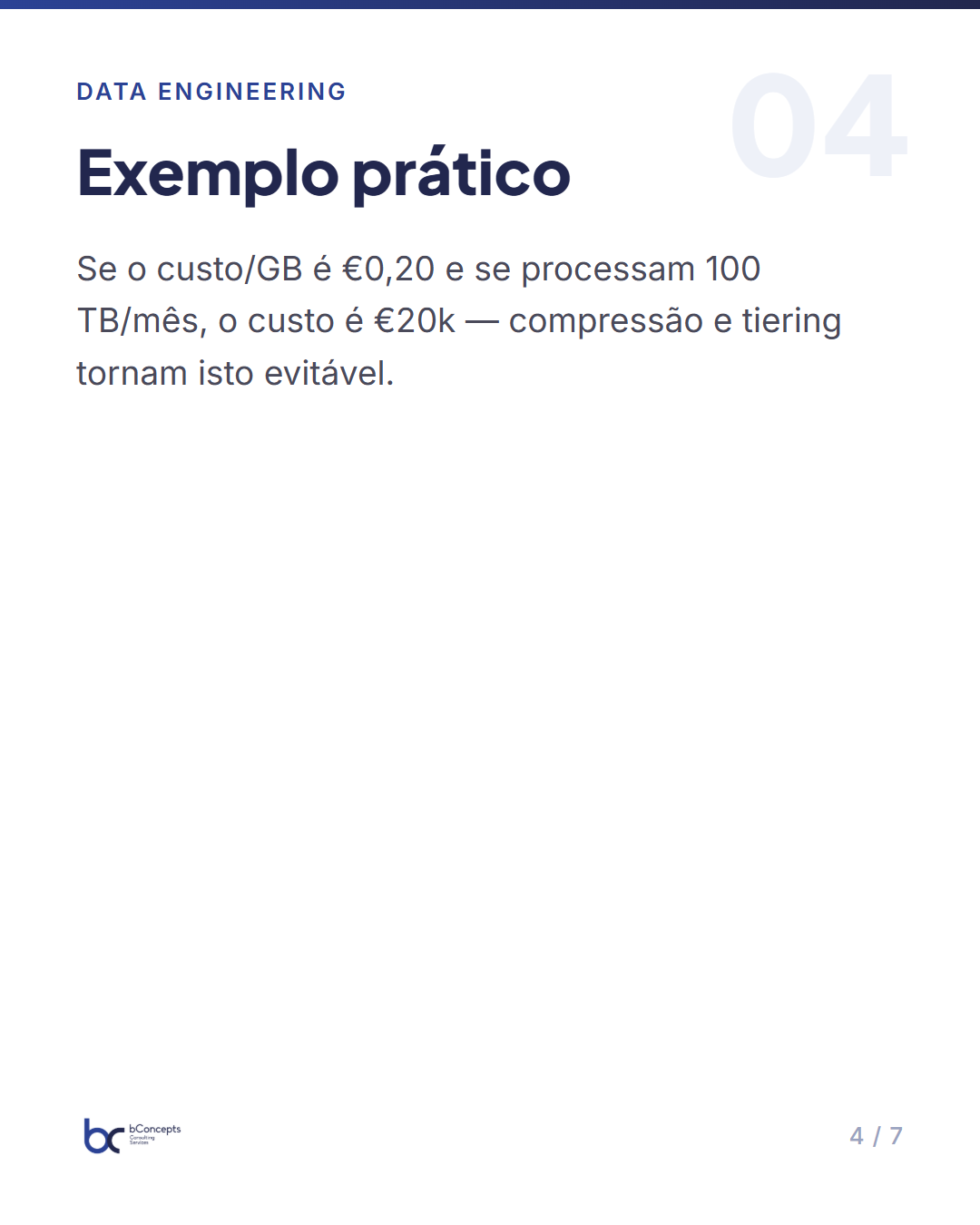 Gestão de custos em pipelines de dados na cloud (guia) — slide 5