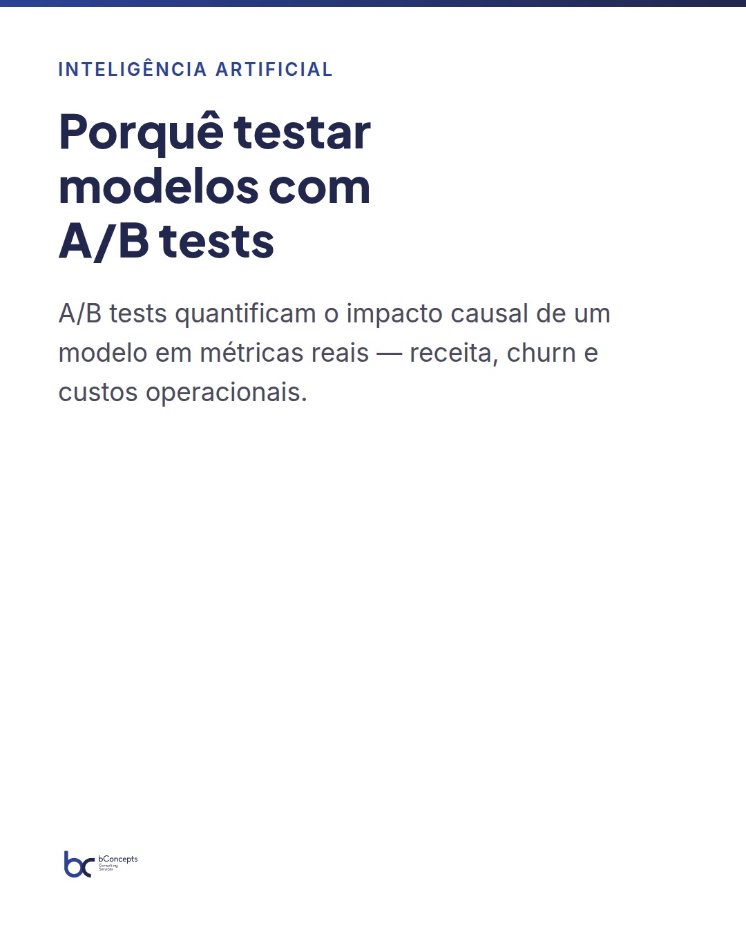 Inteligência Artificial: A/B testing prático em Microsoft Fabric — slide 2