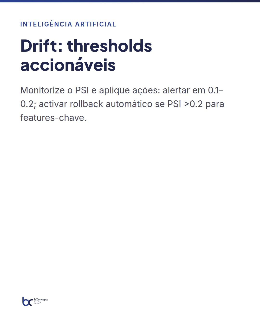 Inteligência Artificial: validar modelos com testes de dados — slide 5