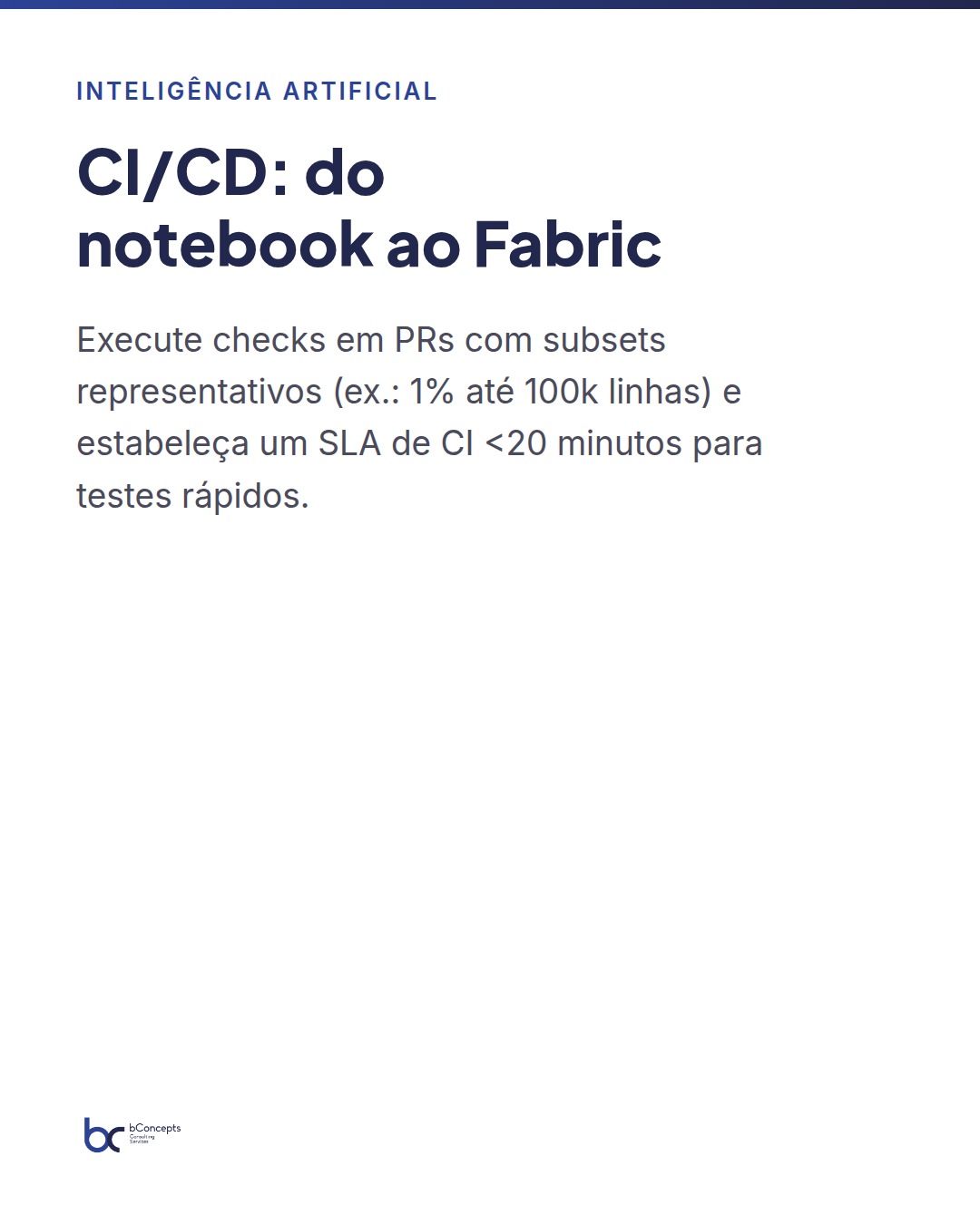 Inteligência Artificial: validar modelos com testes de dados — slide 6