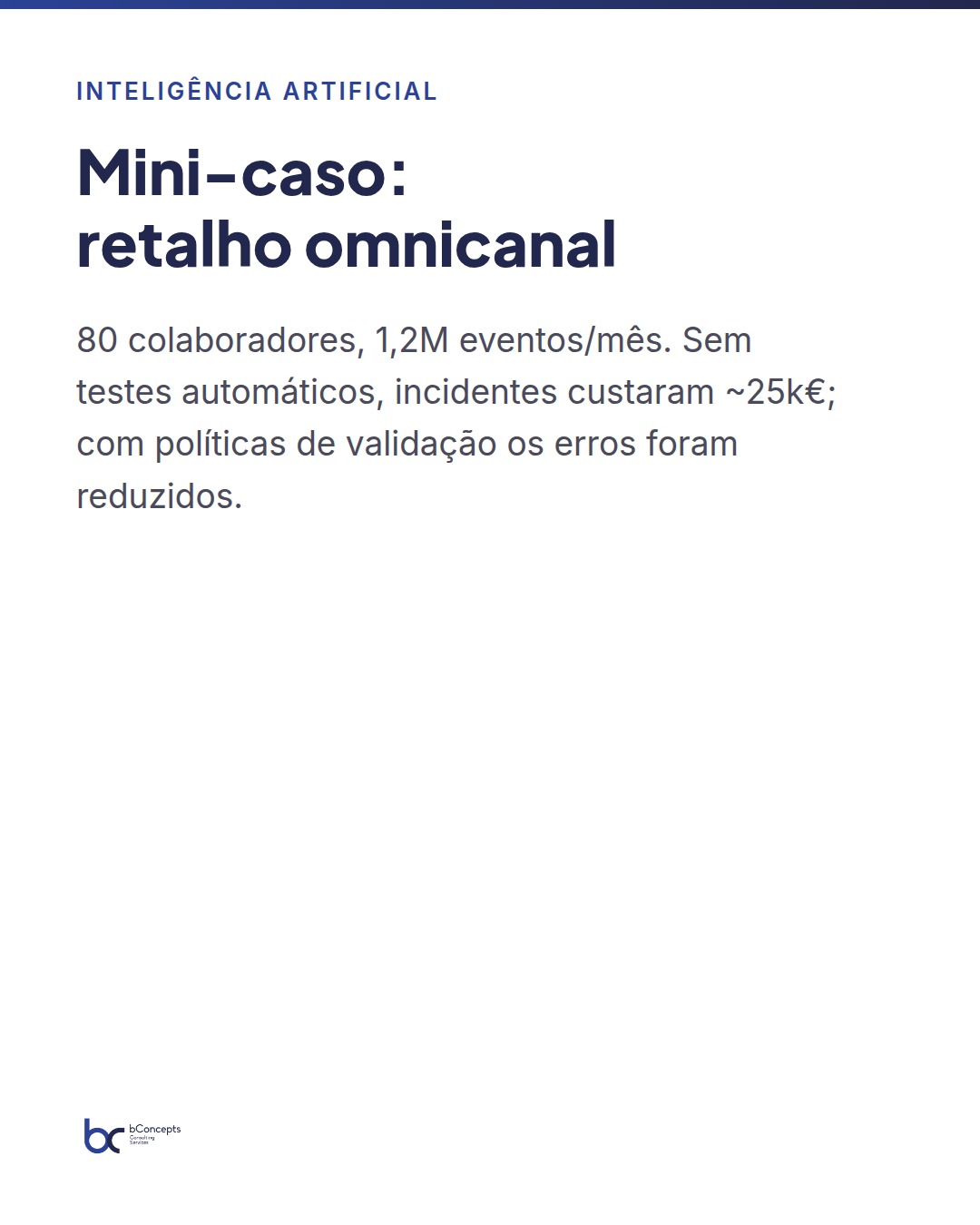 Inteligência Artificial: validar modelos com testes de dados — slide 8