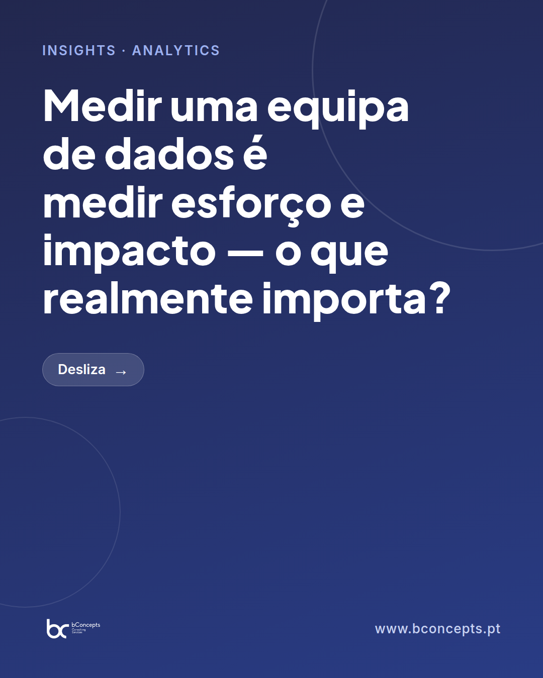 Métricas para equipos de datos — medir esfuerzo e impacto — slide 1