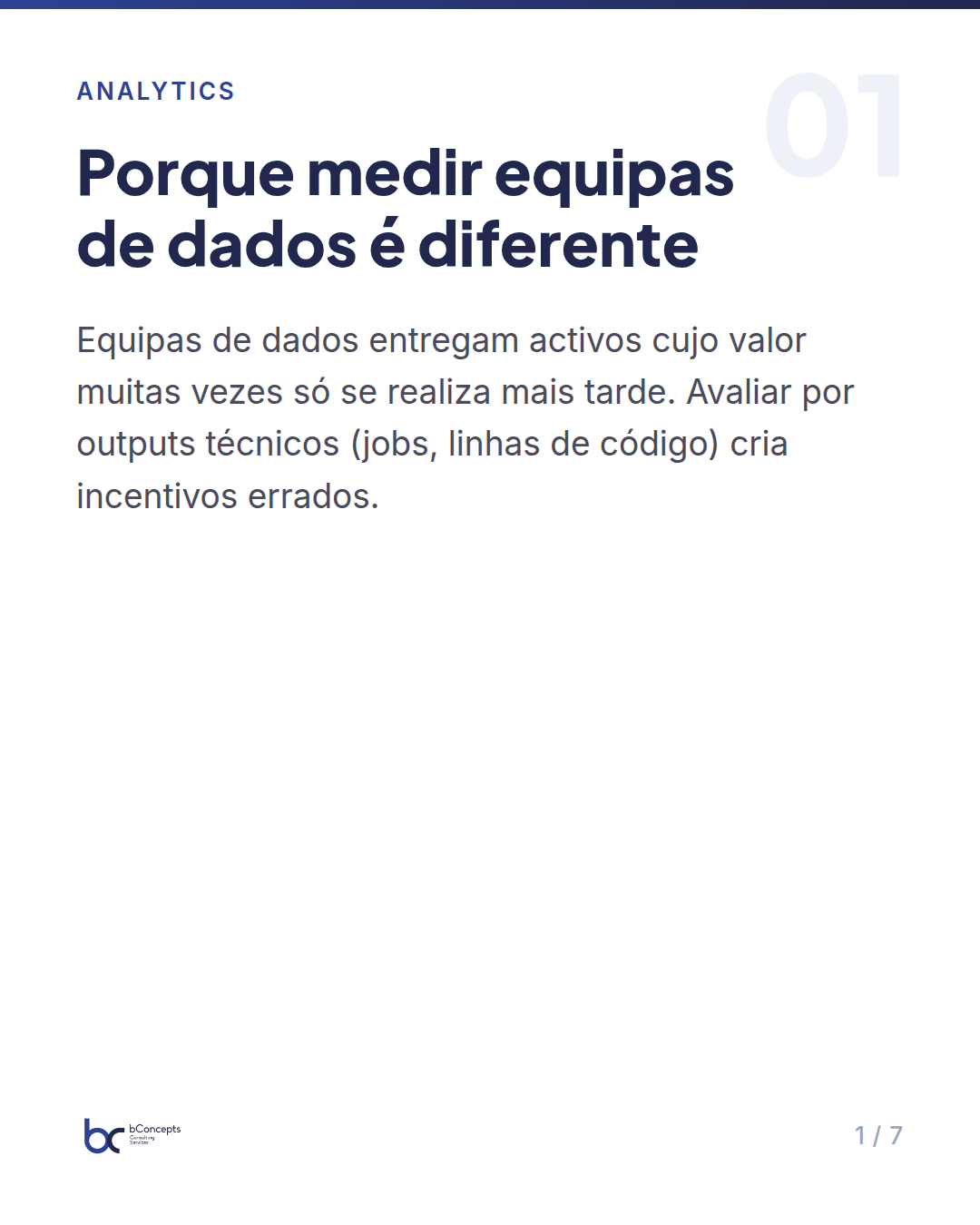 Métricas para equipos de datos — medir esfuerzo e impacto — slide 2
