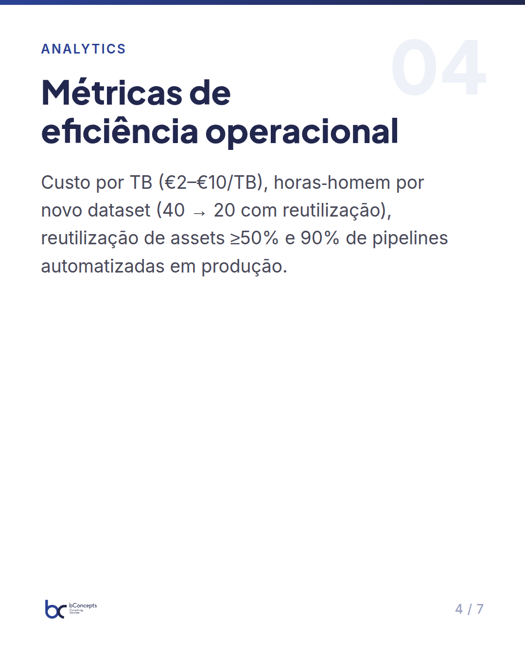 Métricas para equipos de datos — medir esfuerzo e impacto — slide 5