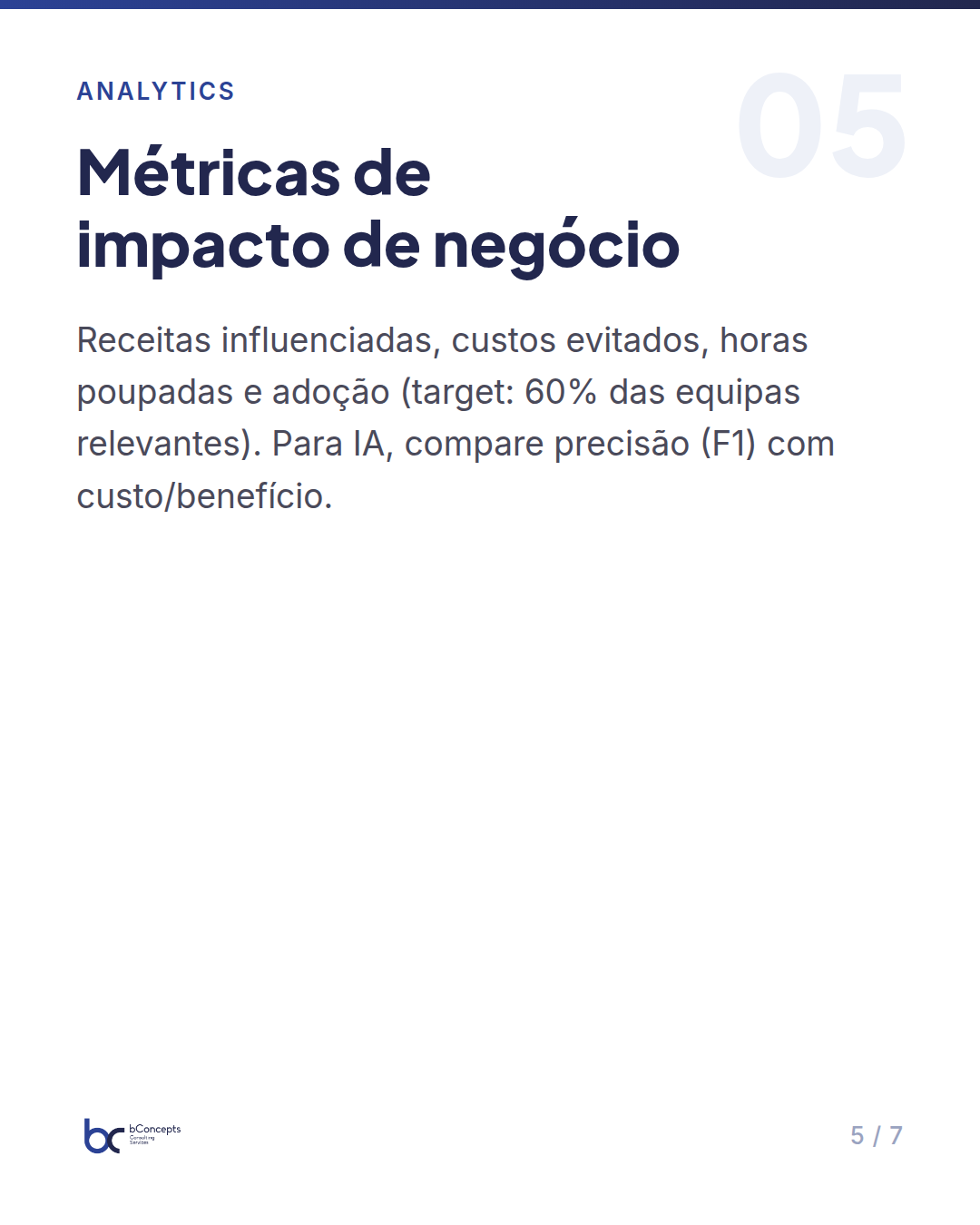 Métricas para equipos de datos — medir esfuerzo e impacto — slide 6