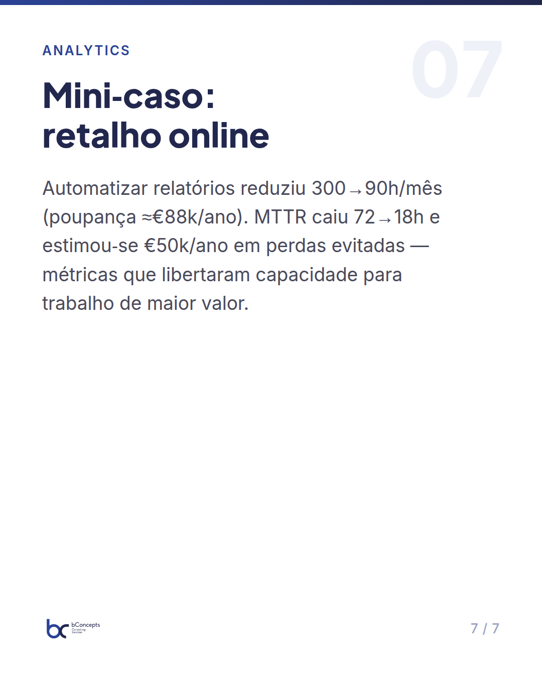 Métricas para equipos de datos — medir esfuerzo e impacto — slide 8