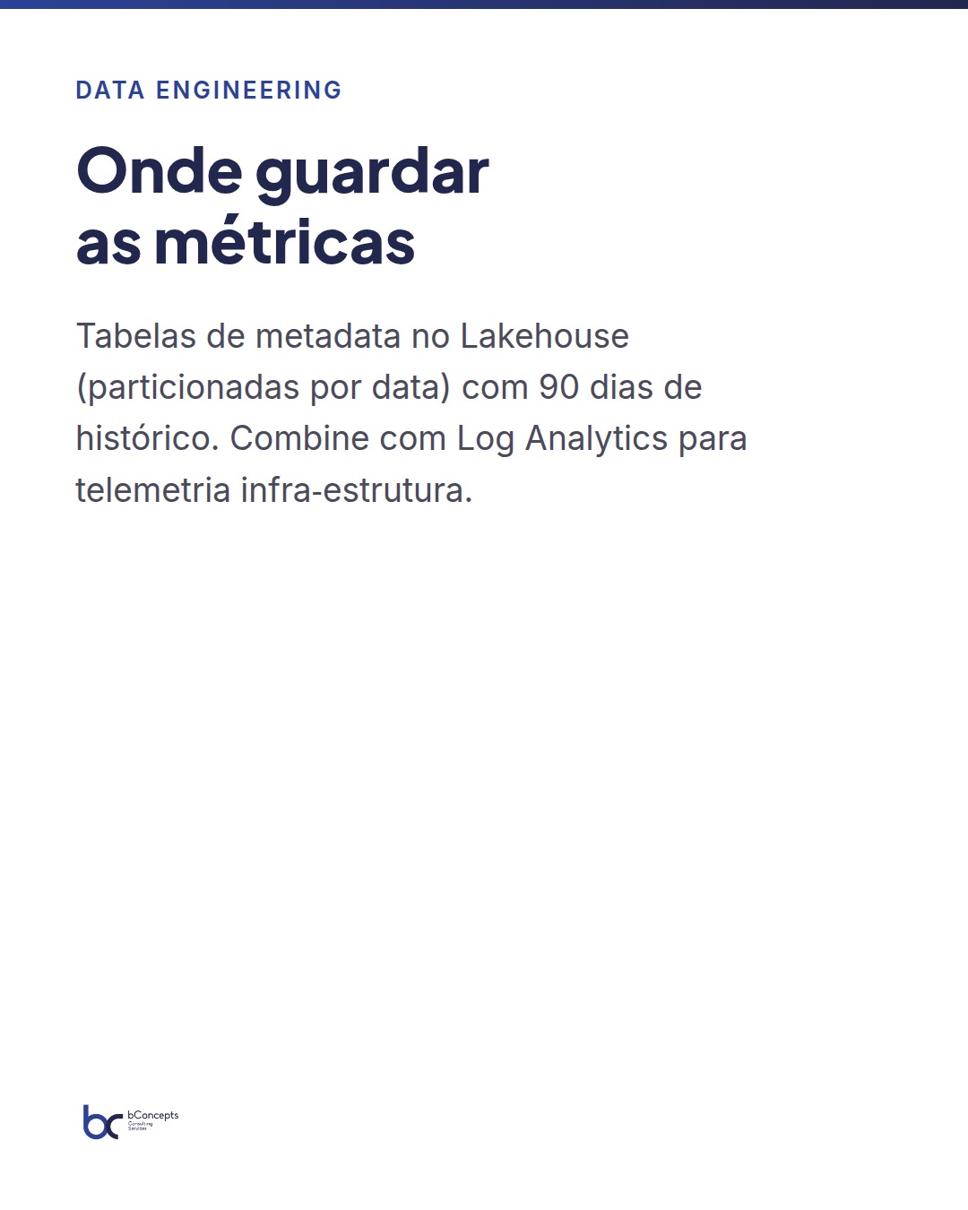 Observabilidade de dados no Microsoft Fabric: guia prático — slide 5