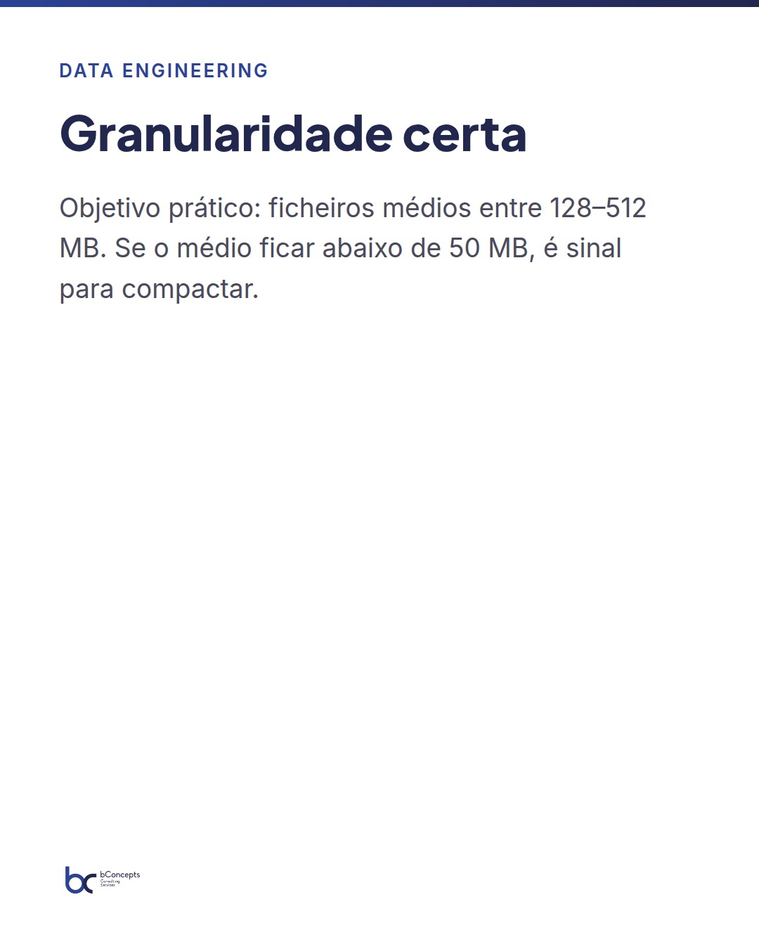 Particionamento e compactação em Lakehouse com Fabric — slide 5