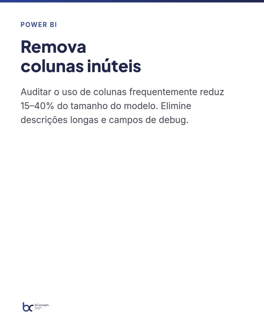 Power BI: otimizar modelos para grandes volumes de dados — slide 5