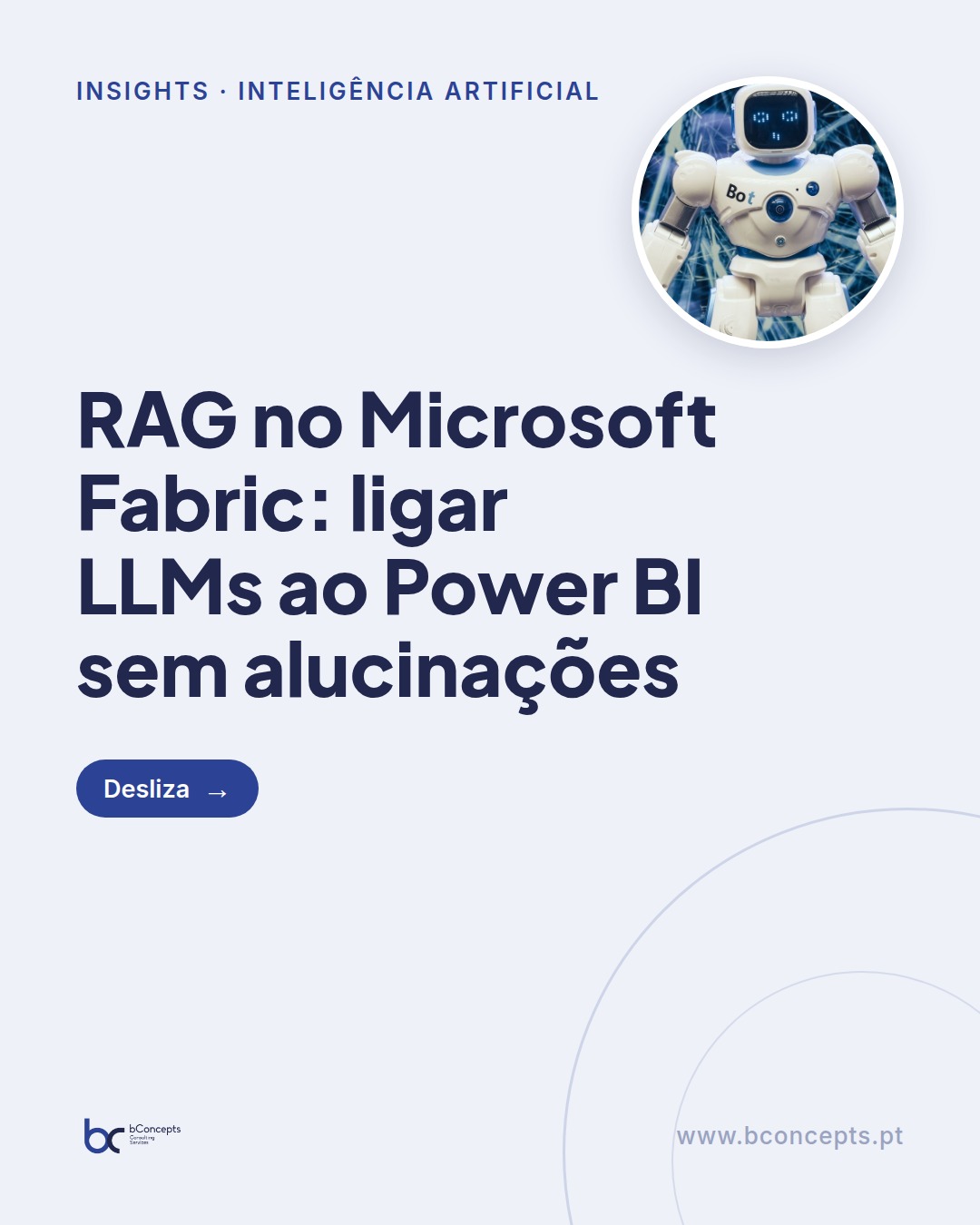 RAG en Microsoft Fabric: integrar LLMs con Power BI — slide 1
