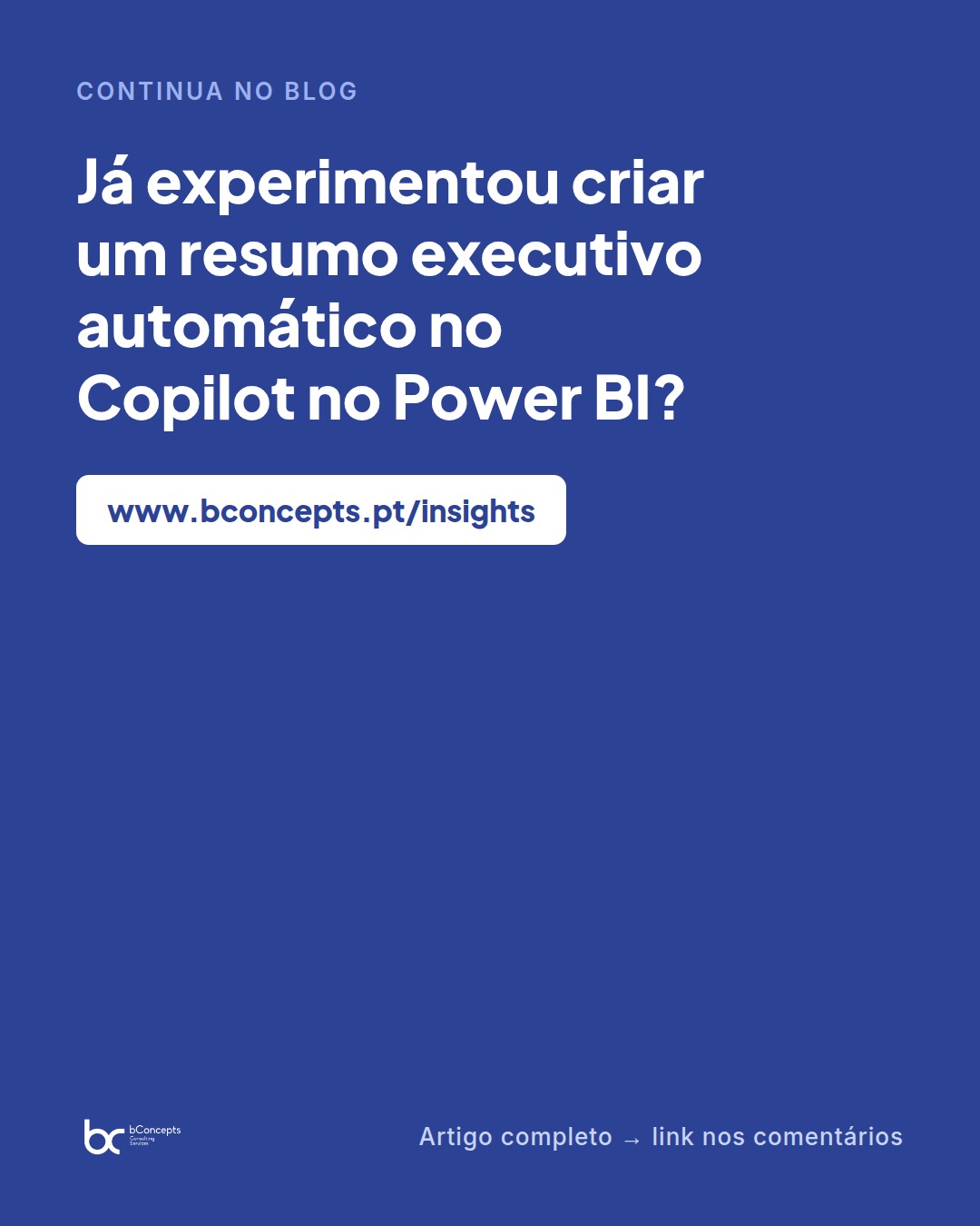 Tutorial da semana: Como criar um resumo executivo automático no Copilot no Power BI — slide 9