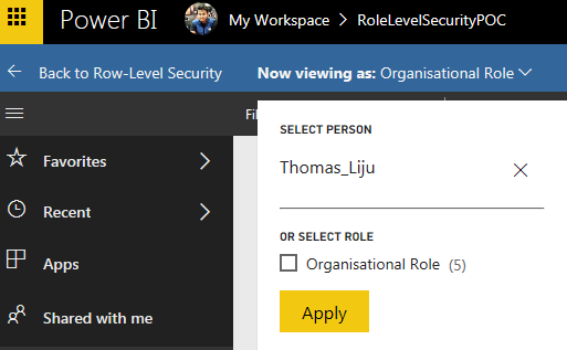 Dynamic Role Level Security in Power BI
