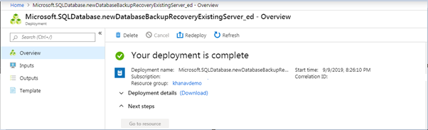 BetterConcepts Backup & Restore in Azure SQL Database