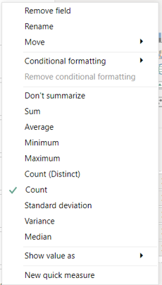 Power BI - Finding total number of rows in a table